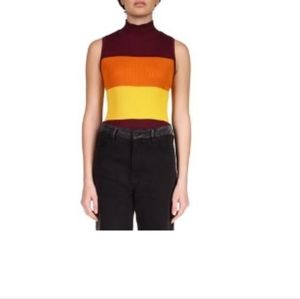 134. NWT Sanctuary Striped Ribbed Sleeveless Top
